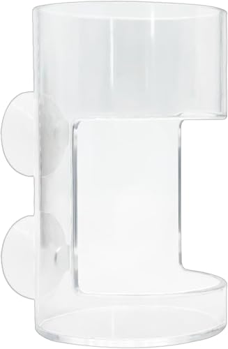 Clear Betta Fish Feeder - Fischfutterröhre, Futterröhrchen Garnelen-Futterstation | Garnelen-Futterschale, Betta Feeder mit Saugnapf, Transparent Aquarium Feeder Bird Feeder Fish Tank Zubehör für von WLngtv