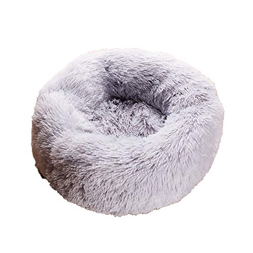 WMPRTT Kätzchenbett aus Baumwolle, Hundehöhlenbett und Sofa, Katzenbett, geeignet für Haustiere (L60cm,Grey) von WMPRTT