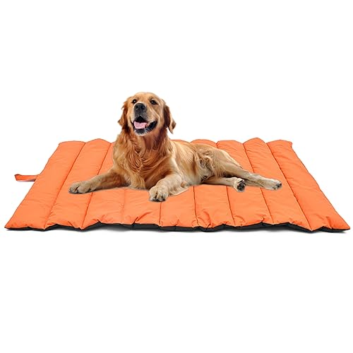 WMYYLX wasserdichte Hundematte für Outdoor, Faltbar Reisedecke für Hunde, Tragbare Hundebet für Reise Camping, für Hundekiste, Sofa, Boden, Auto, Gras,110x70 cm von WMYYLX