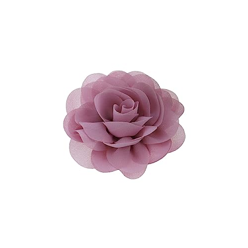 WNDUOKXH Hundehalsband Blumen Bequemes Tragen Perle Chiffon Katze Fliege Gummiband Auffälliger Haustierbedarf Halsschmuck, Koreanisch rosa von WNDUOKXH