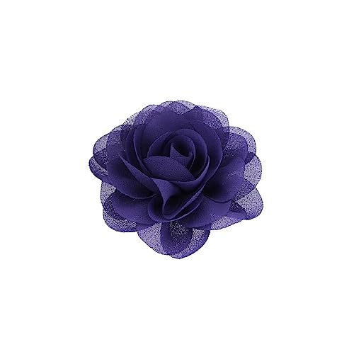 WNDUOKXH Hundehalsband Blumen Bequemes Tragen Perle Chiffon Katze Fliege Gummiband Auffälliger Haustierbedarf Halsschmuck, Violett von WNDUOKXH