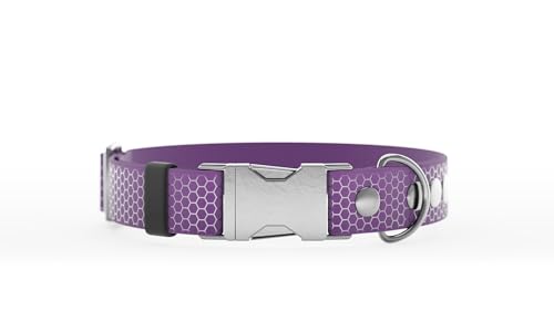 Hundehalsband Handgemachtes Schnalle 20mm L Plum von WNM Group