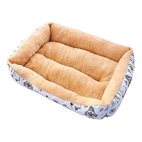 Hundebett-Matte, weiche Polster-Matratze für kleine Hunde und Katzen, selbstwärmende Unterlage für Hunde von WOEIFGV