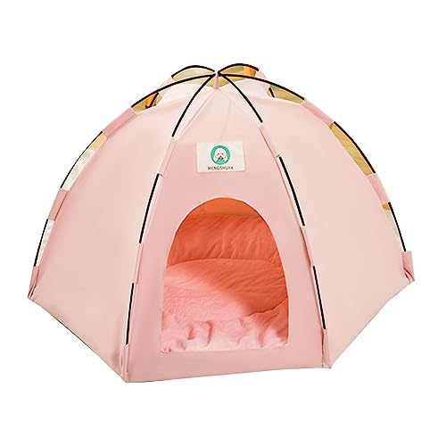 WOEIFGV Pet Tipi Hundebett für Hunde Outdoor Camping Ruhezelt Tragbares leichtes Welpen-Haustierzelt von WOEIFGV