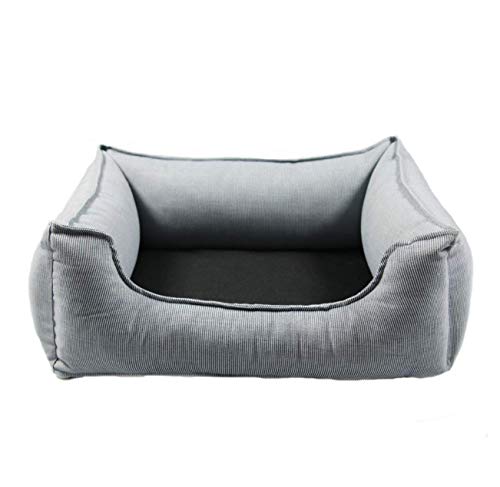 Wolters Dog Lounge Noble Stripes, Größe:S / 60 x 45 cm, Farbe:Denim/Granit von Wolters Cat & Dog