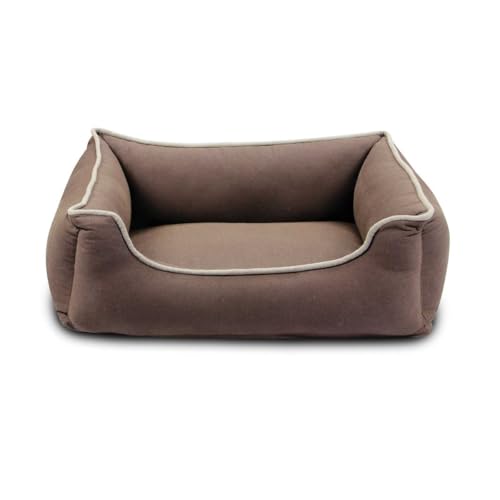 WOLTERS Eco-Well Hunde Lounge, Größe:46 x 36 x 15 cm, Farbe:braun/beige von WOLTERS