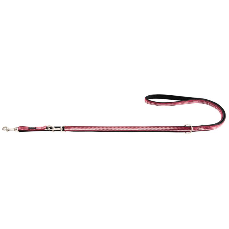 WOLTERS Führleine Active Pro rot/silber, Gr. M/L, Breite: ca. 2 cm, Länge: ca. 200 cm von WOLTERS