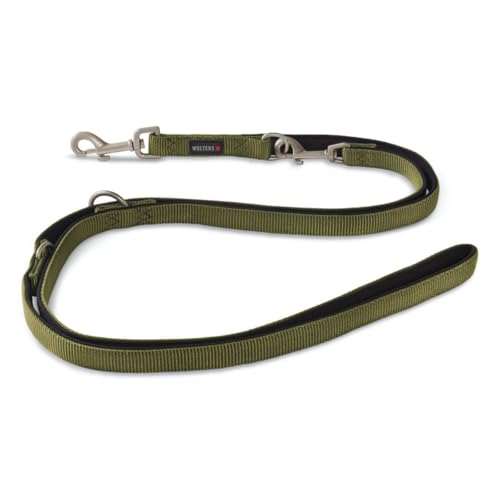 Wolters Führleine Professional Comfort, Farbe:Olive/schwarz, Größe:M 200 cm x 15 mm von Wolters Cat & Dog