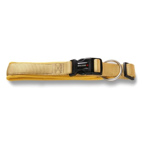 Wolters Halsband Professional Comfort extra-breit, Farbe:Curry gelb, Größe:60-70 cm x 45 mm von WOLTERS