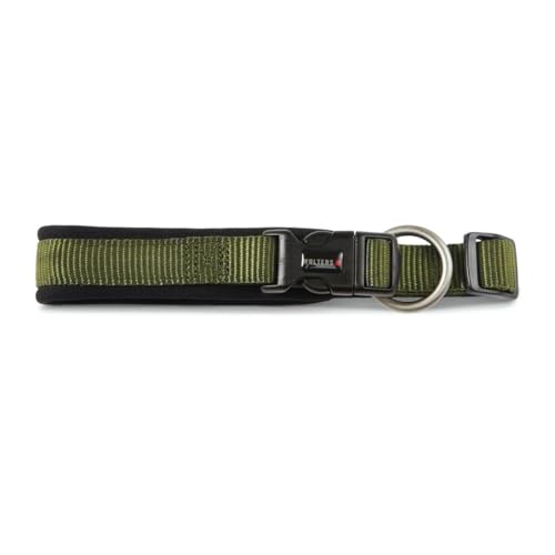 Wolters Halsband Professional Comfort extra-breit, Farbe:Olive/schwarz, Größe:70-80 cm x 45 mm von WOLTERS