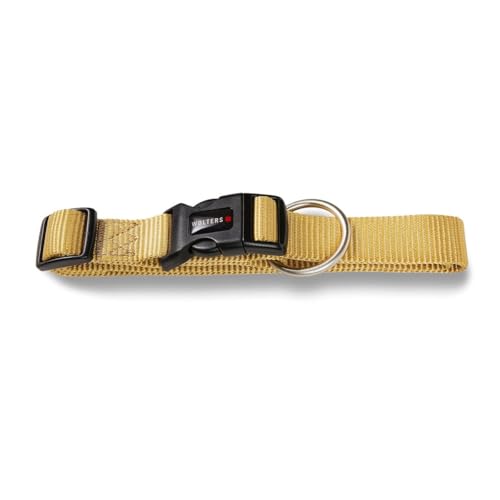 Wolters Halsband Professional extra-breit, Farbe:Curry gelb, Größe:M 28-40 cm x 15 mm von WOLTERS