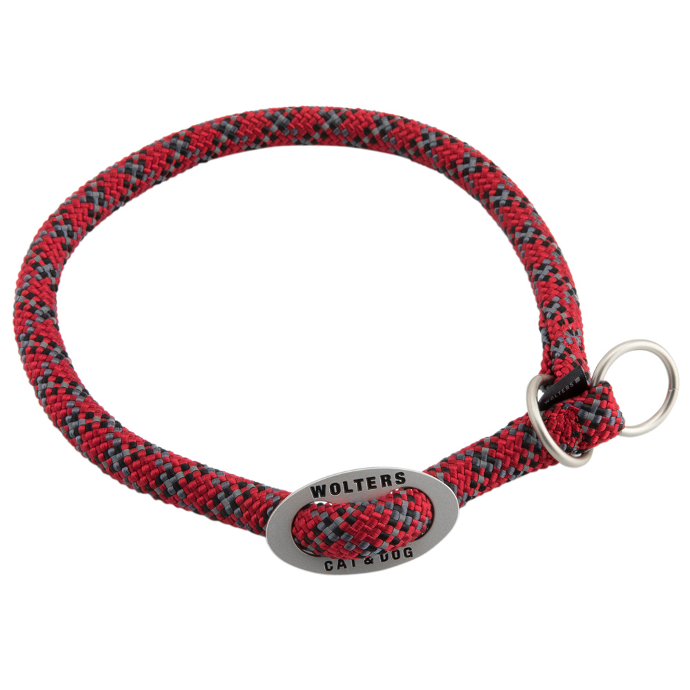 WOLTERS Hunde-Halsband Everest rot/schwarz, Gr. 45 cm x 13 mm, Breite: ca. 13 mm, Halsumfang: ca. 45 cm von WOLTERS