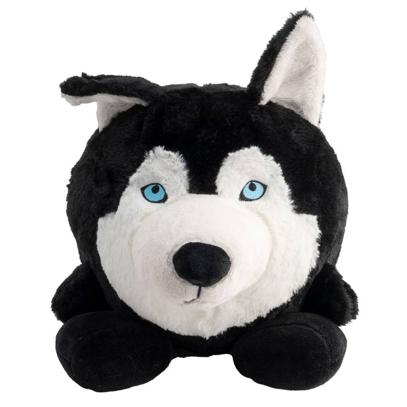 WOLTERS Hunde-Plüschspielzeug Henry Husky schwarz-weiß, Gr. 15 cm, Durchmesser:  ca. 15 cm von WOLTERS