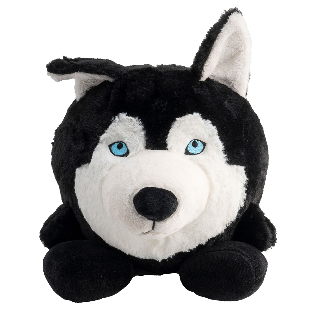 WOLTERS Hunde-Plüschspielzeug Henry Husky schwarz-weiß, Gr. 23 cm, Durchmesser:  ca. 23 cm von WOLTERS