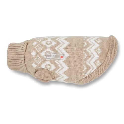 Wolters Norweger Pullover, Größe:25 cm, Farbe:Taupe/Weiss von WOLTERS