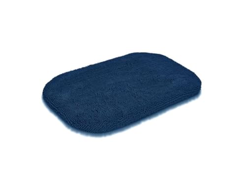 Wolters Cleankeeper ovale Matte Hundekissen, Größe:103 x 74 x 7 cm, Farbe:mitternachtsblau von WOLTERS