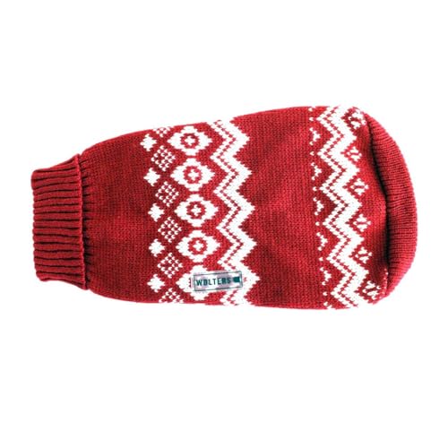 Wolters | Norweger Pulli für Mops & Co. rot/weiß | 40 cm von WOLTERS