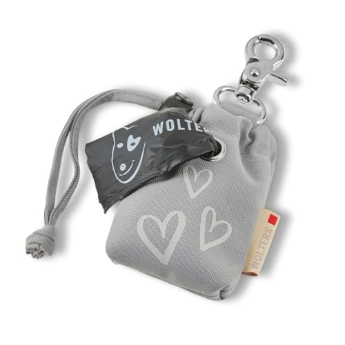 Wolters Poopy Bag Holder (Hundekotbeutel nicht dabei) 9 x 7,5 x 2,5 cm, Farbe:hellgrau von WOLTERS