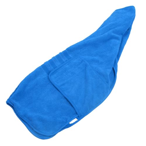 Pet Bathrobe Towel Soft Strong Absorbent Fast Drying Cat Dog Drying Coat for Teddy Golden Retriever (L) von WONZHEC