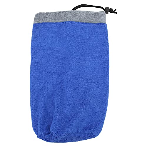 WONZHEC Hamster Badetuchbeutel absorbierende Frettchen Badebeutel für kleine Tiere Hamster Haustier Meerschweinchen (Blau) von WONZHEC