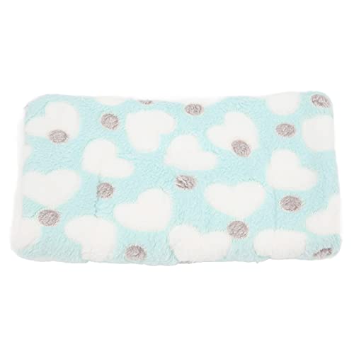 WONZHEC Hamster Warm Fleece Pad Soft and Comfortable Hamster Winter Warm Sleep Pad for Hamster Rabbits Chinchilla (L) von WONZHEC