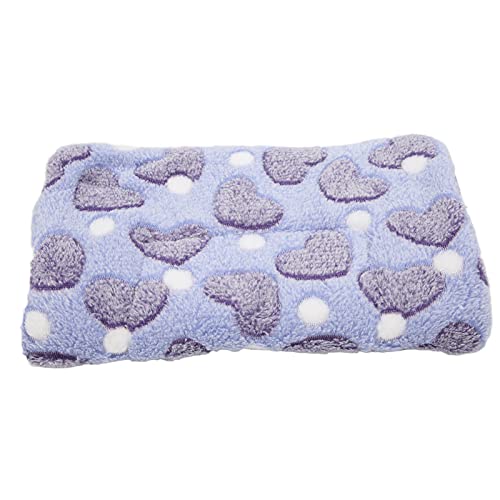 WONZHEC Hamster Warm Fleece Pad Soft and Comfortable Hamster Winter Warm Sleep Pad for Hamster Rabbits Chinchilla (L) von WONZHEC