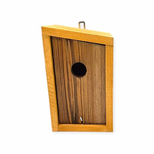 WOODYGIFT Nistkasten aus Holz für Höhlenvögel, Haus, Wildvögel, Dekoration, Garten, Spatz, Meise von WOODYGIFT