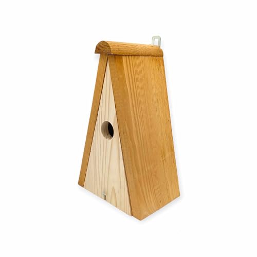 WOODYGIFT Vogelhaus aus Holz, Unterschlupf für kleine Vögel, Nistkasten, Outdoor, zum Aufhängen, Wildvögel, Meise von WOODYGIFT