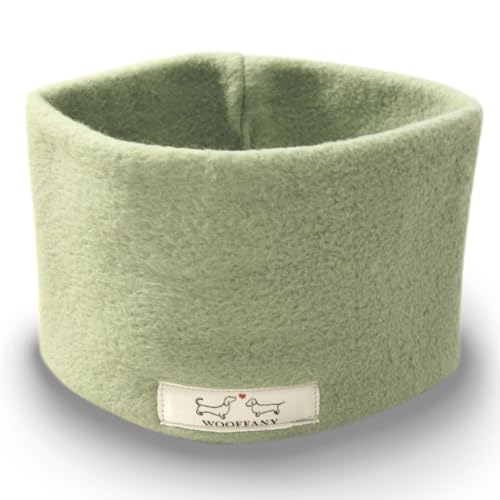 WOOFFANY Loop-Schal Design Sarah - 100% Baumwollfleece - waschbar bei 30° - für kleine Hunde bis mittelgroße Hunderassen - Handgefertigt in Deutschland von WOOFFANY