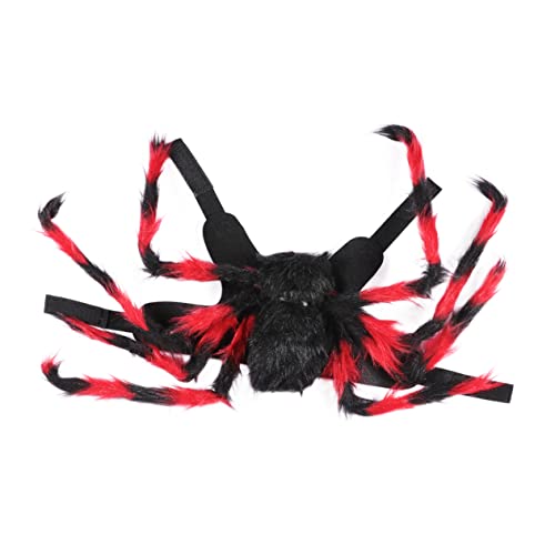 WOONEKY Halloween Kostüm Zubehör Haustier Cosplay Spinne Outfits für Hunde Katzen Geschirr von WOONEKY