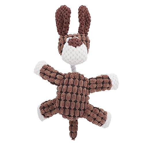 WOONEKY 1 STK Kauspielzeug für Hunde weiches Spielzeug -Plüsch Plüschtier Interactive Dog Toys Dog chew Toy Spielzeug für Haustiere Interaktives Hundespielzeug Maiswolle Coffee von WOONEKY