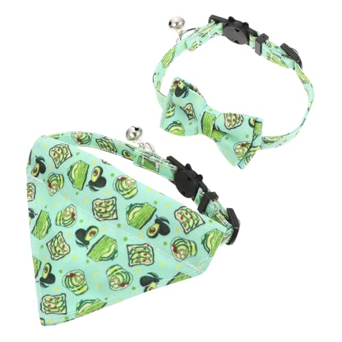 WOONEKY 1 Satz Haustierhalsband Kitten zubehör Kitten Kätzchenbandana zubehör Tierzubehör Katzenhalsband für Kätzchen-Zubehör Kätzchen Versorgung Polyester von WOONEKY