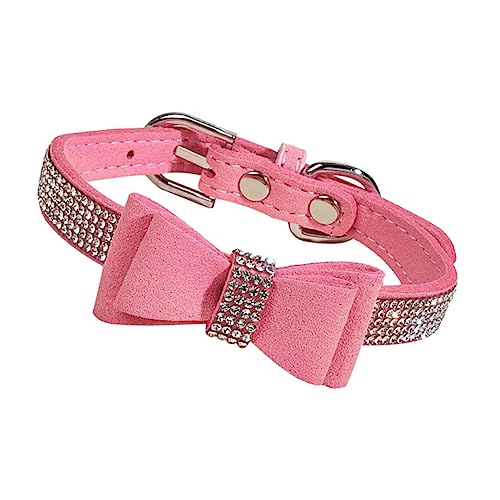 WOONEKY 1 Set Haustier Diamanthalsband Welpenhalsband Outdoor Hundehalsband Hundehalsband Hundelaufhalsband Haustier Hundehalsband Haustier Blumenhalsband Strass Hundehalsband von WOONEKY