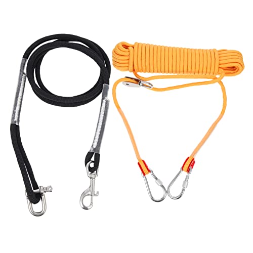 WOONEKY 1 Set Hunde Campingkabel Haustier Gehkabel Hundeläufer Kabel Camping Hundekette Haustier Hundebindekabel Outdoor Welpen Gehkette Camping Zubehör Welpen Läufer Kabel von WOONEKY