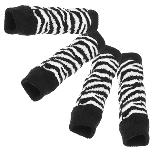 WOONEKY 1 Set Hundesocken Tragbare Hundebeinschützer Socken Für Hunde Verschleißfeste Baumwollsocken Atmungsaktive Ellbogenschützer Atmungsaktive Haustiersocken Hundesocken von WOONEKY