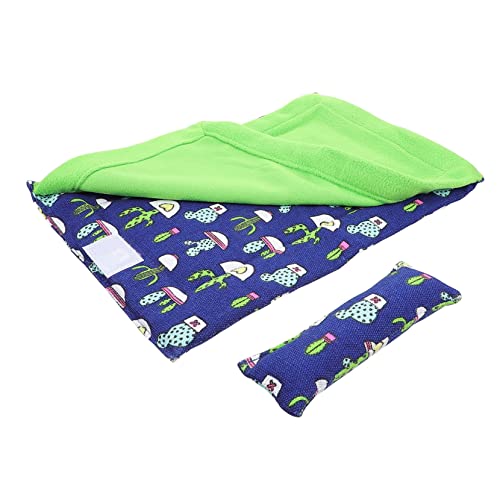 WOONEKY 1 Set Reptilien-Schlafsack Leguan-Bett Anole-Bett Gecko-Lebensraum Kissen Decke für bequemes Haustier-Reptilien-Zuhause von WOONEKY