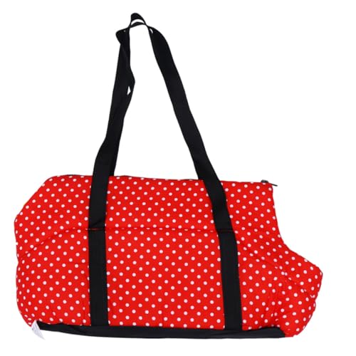 WOONEKY 1pc Pet Schulter Tragetasche für Hund Tragbare Reisetasche Pet Lagerung Tasche Rot Große Größe von WOONEKY