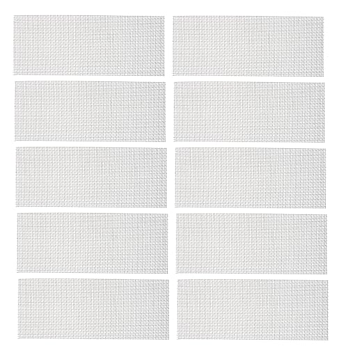 WOONEKY Praktische Aquarium Moos 10pcs Edelstahl Mesh Rost Fisch Tank Teppich Multi-funktionale Decor von WOONEKY