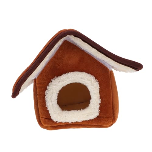 WOONEKY 1Stk Baumwollnest für kleine Haustiere Haustier warmes Hamsterlaufstall Hamsterhausbett haustierbett pet Bed Hasenspielzeug hundesofa Hamster warmes Nest Hamsterbett Baumwolle von WOONEKY