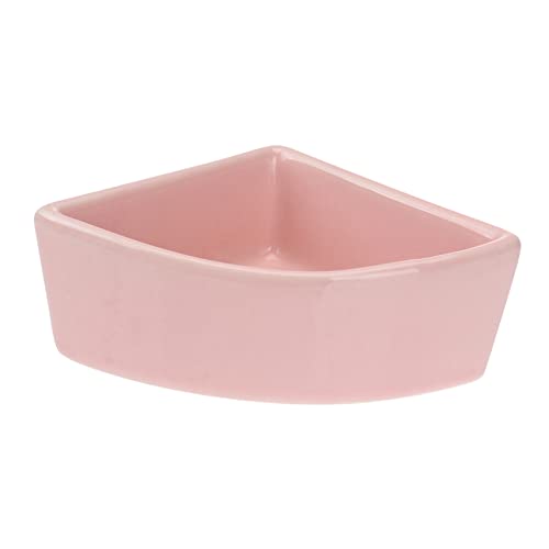 WOONEKY 1Stk Futternapf Dreieck für Hamster Futternapf für Kaninchen Hamster Leckerlis für Zwerghamster pet Water Bowl pet Food Container Hundenäpfe wasserflasche Futterspender Trinkschale von WOONEKY