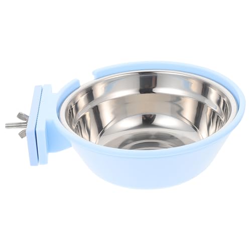 WOONEKY 1Stk Haustiernapf pet Feeder tiernahrung Haustierfutterbehälter für Kätzchen Hundenäpfe Katzenfutter Katzennapf hängende Haustierschüssel Schüsseln für Haustiere Rostfreier Stahl von WOONEKY