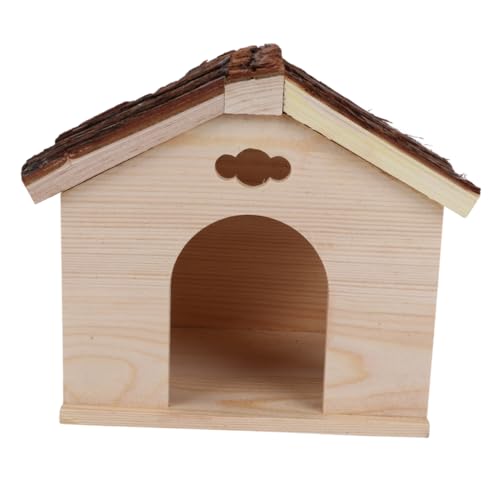 WOONEKY 1pc En Guinea Kabine Holz Kabine Hideout für Eichhörnchen Pet Shop Home von WOONEKY