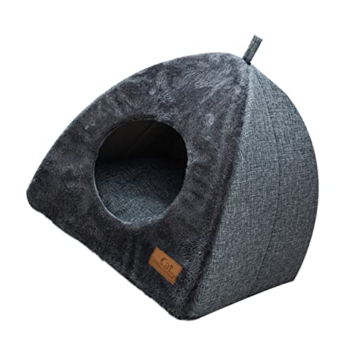 WOONEKY 1Stk Katzennest Katzenbedarf Höhlenhaus für Haustiere Plüschnest für Haustiere Katzenhöhle haustierbett pet Bed Katzenhaus Katzenhöhlennest verdicken schlafendes Nest Tuch von WOONEKY