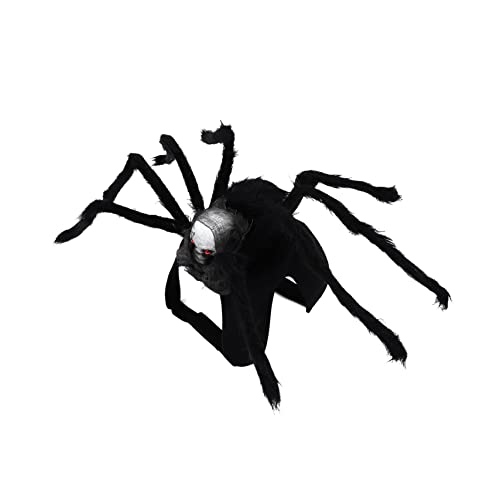 WOONEKY 1Stk Spinnengeschirr für Haustiere Halloween verstellbare hundekleidung The Black Spider Verkleidungskostüme verstellbares Hundegeschirr für Haustiere Spinnenschädel Cosplay Kostüm von WOONEKY