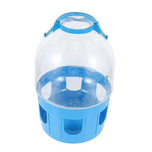 WOONEKY 1Stk Taubenkessel automatische Wasserzufuhr Zubehör für Wellensittichkäfige Taubenfutter Wachtel tränkebecken wasserbecken Vogel Fütterer Taube Wasserkocher Vogel Selbsttrinker PVC von WOONEKY