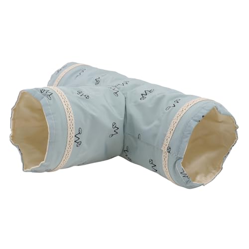 WOONEKY 1stk Hamster Kalt Tunnel Faltbare Hängematte Faltbares Spielzeug Für Haustiere Reptilienspielzeug Faltbarer Haustiertunnel Chinchilla-Spielzeug Tierisches Spielzeug Polyester Blue von WOONEKY