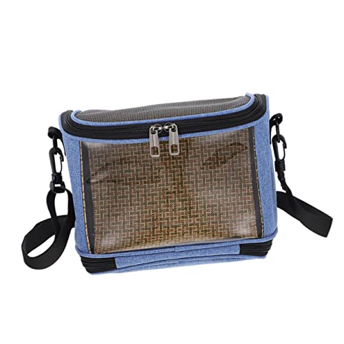 WOONEKY Hamster-Outdoor-Koffer Chinchilla-Reisetasche Fenster Stabile Tierbedarfstasche Für Kleintiere Für Ausflüge Reisen Wandern Einkaufen von WOONEKY