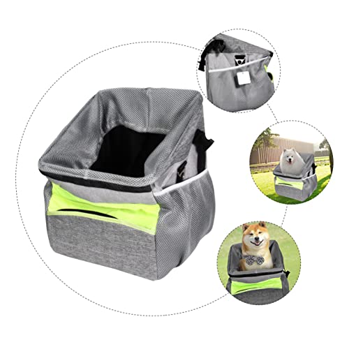 WOONEKY 1stk Haustiertasche Transportbox Für Kleine Hunde Hundekorb Für Fahrrad Hundefahrradkorb Vorne Fahrradkorb Für Haustiere Fahrradkorb Für Hunde Fahrrad Haustierträger Oxford von WOONEKY