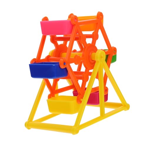 WOONEKY 1stk Papagei Spielzeug Luftpumpen Für Radreifen Papageien-hängespielzeug Top Papageienfutter Hühnerfutter Futtervogelspielzeug Wellensittich-Vogel-Spielzeug-riesenrad Käfig Plastik von WOONEKY