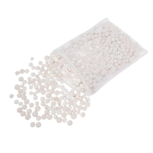 WOONEKY 2 Packungen Filtermaterial für Aquarien natürliche mineralische Filtermedien Teichfiltermedien wiederverwendbar teich filtermaterial Teichfiltermaterial Aquarium Aquarienversorgung von WOONEKY